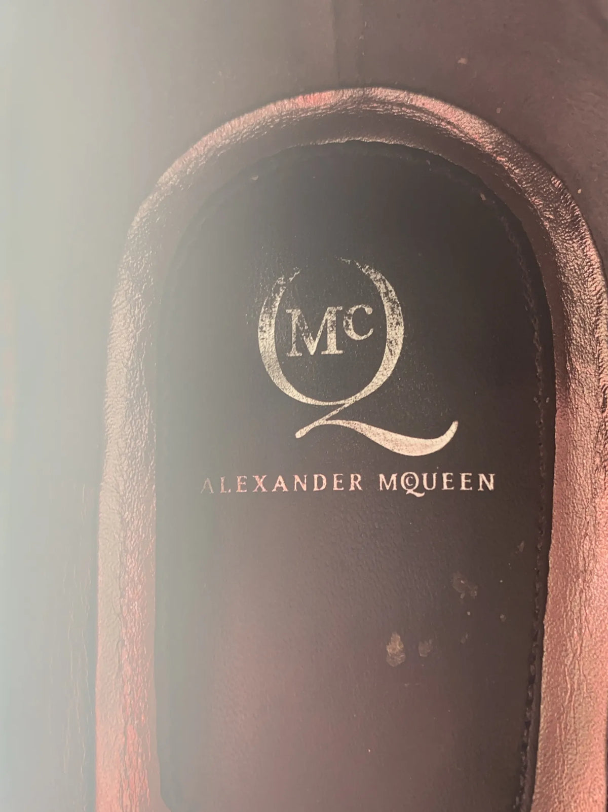 Alexander Mcqueen Studded Pointy Pump Nappa Ballet flats