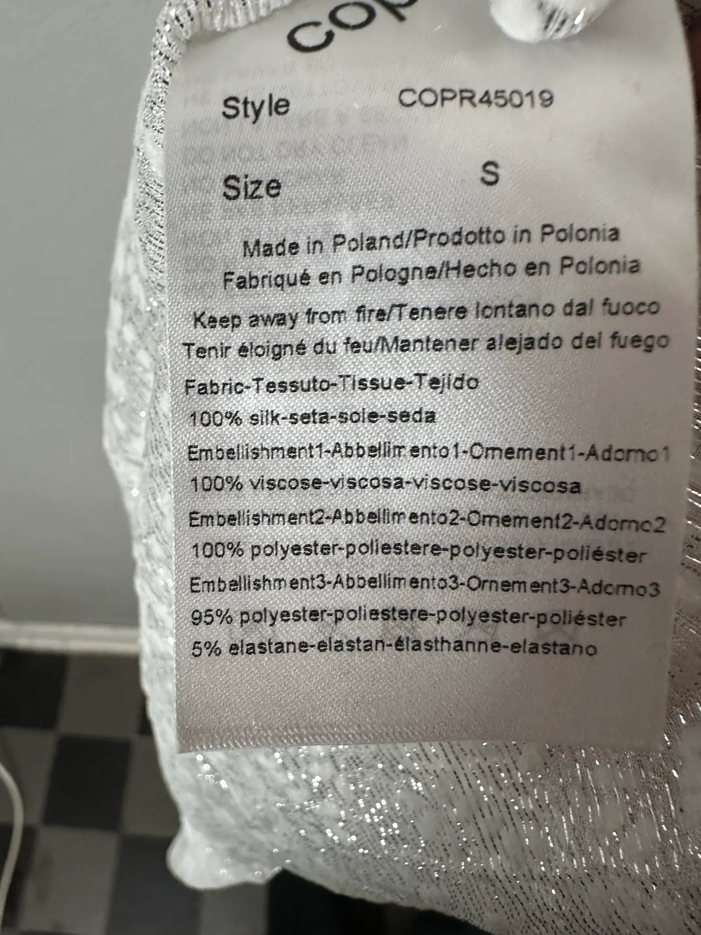 Coperni-sidenklänning