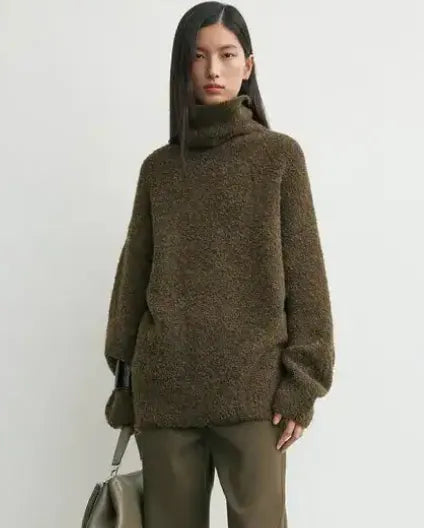 Toteme Bouclé Turtleneck Turtleneck