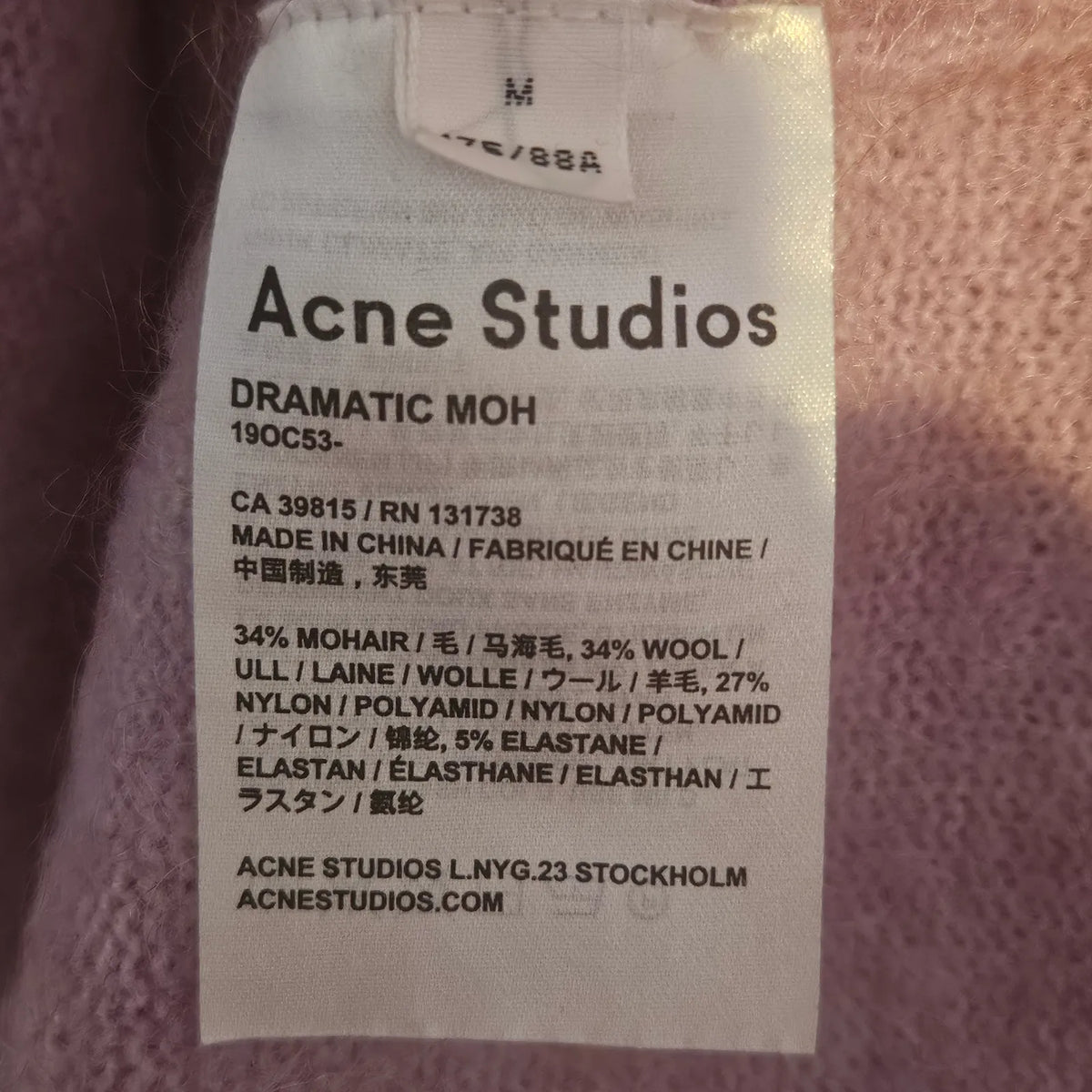 Acne Studios-ulltröja