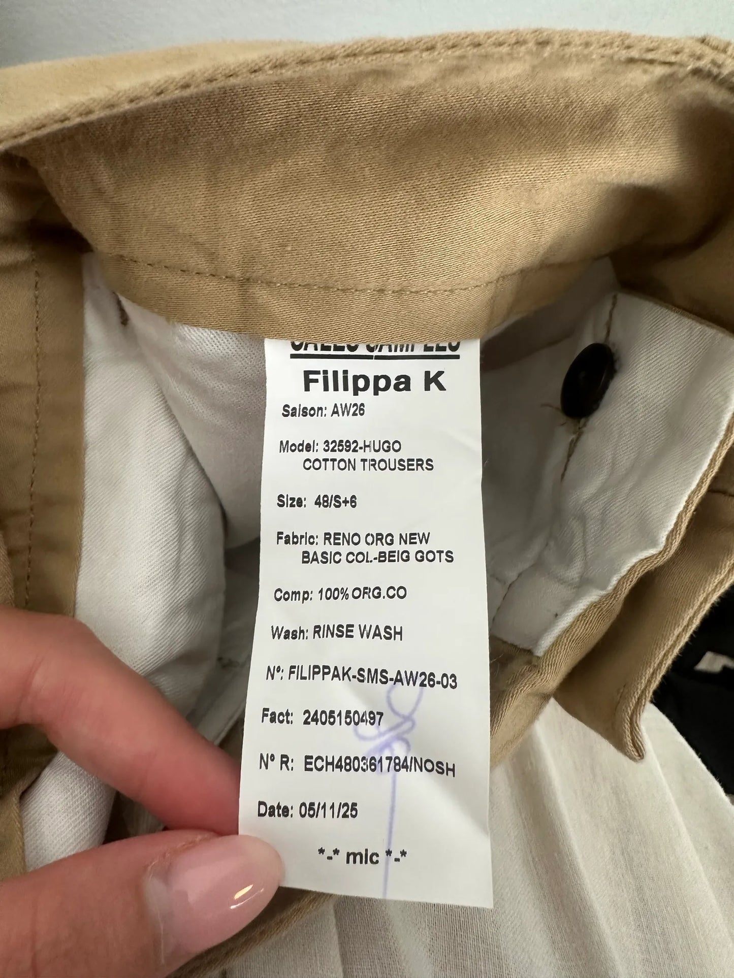 Filippa K Hugo Cotton-chinos NWT