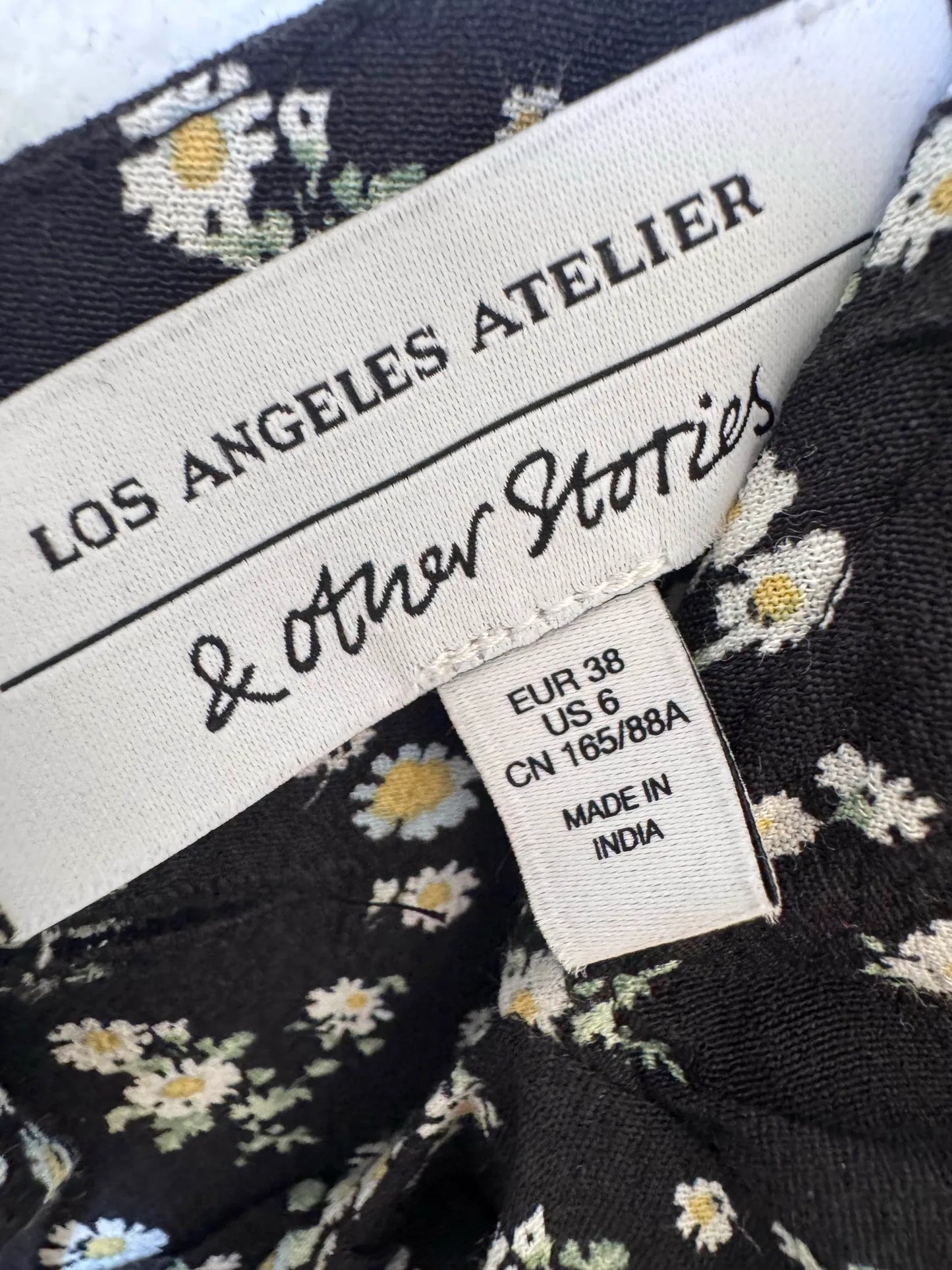 & Other Stories Puff Sleeve Mini Dress