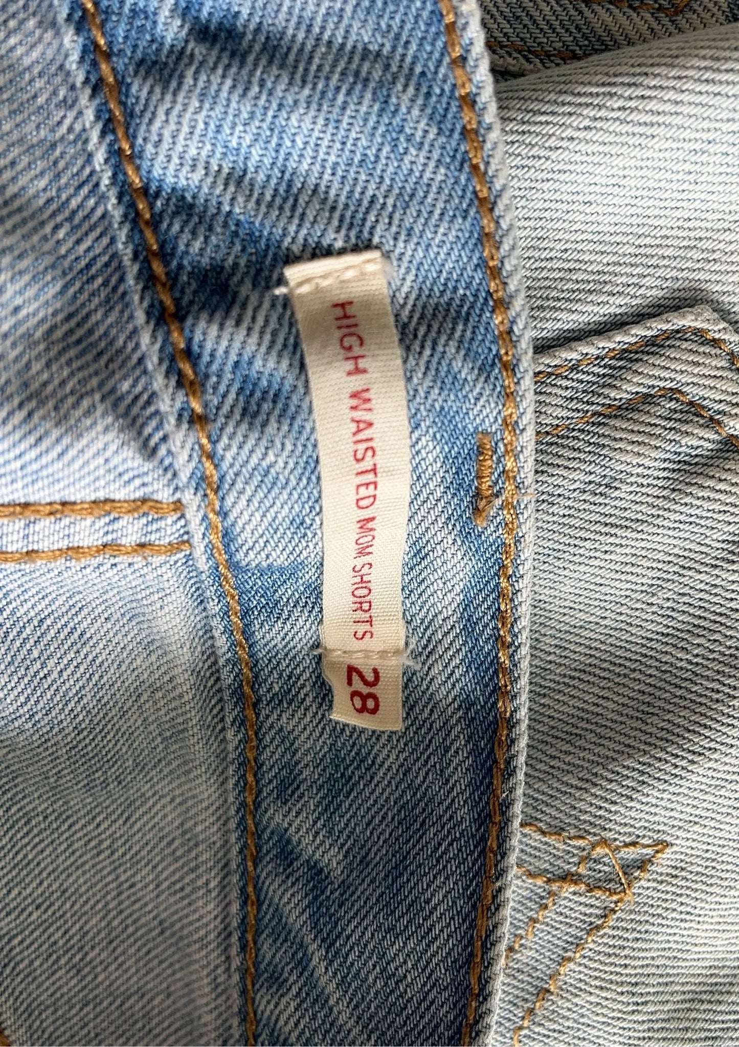 Levi's High Waisted Mom Shorts