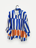 Zara-sidenskjorta NWT