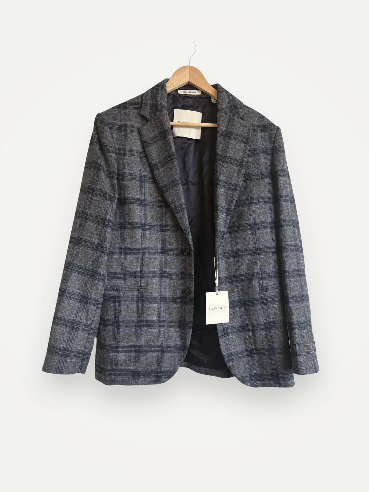 Gant Wool Flannel Check-ullkavaj NWT