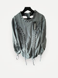 Rotate Denim Laced Mini-klänning NWT