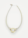 Christian Dior Cd Navy-skinnhalsband