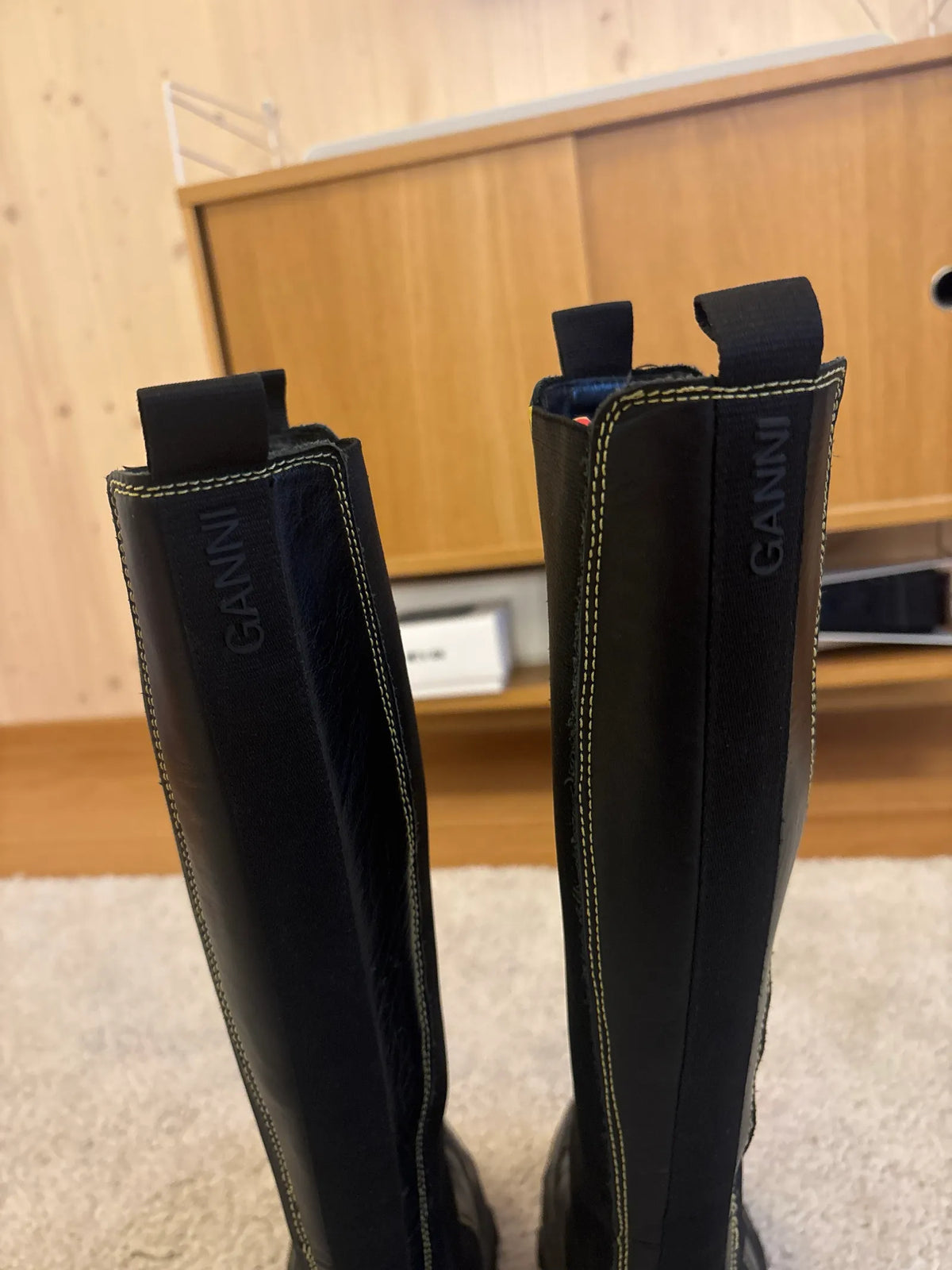 Ganni-skinnboots
