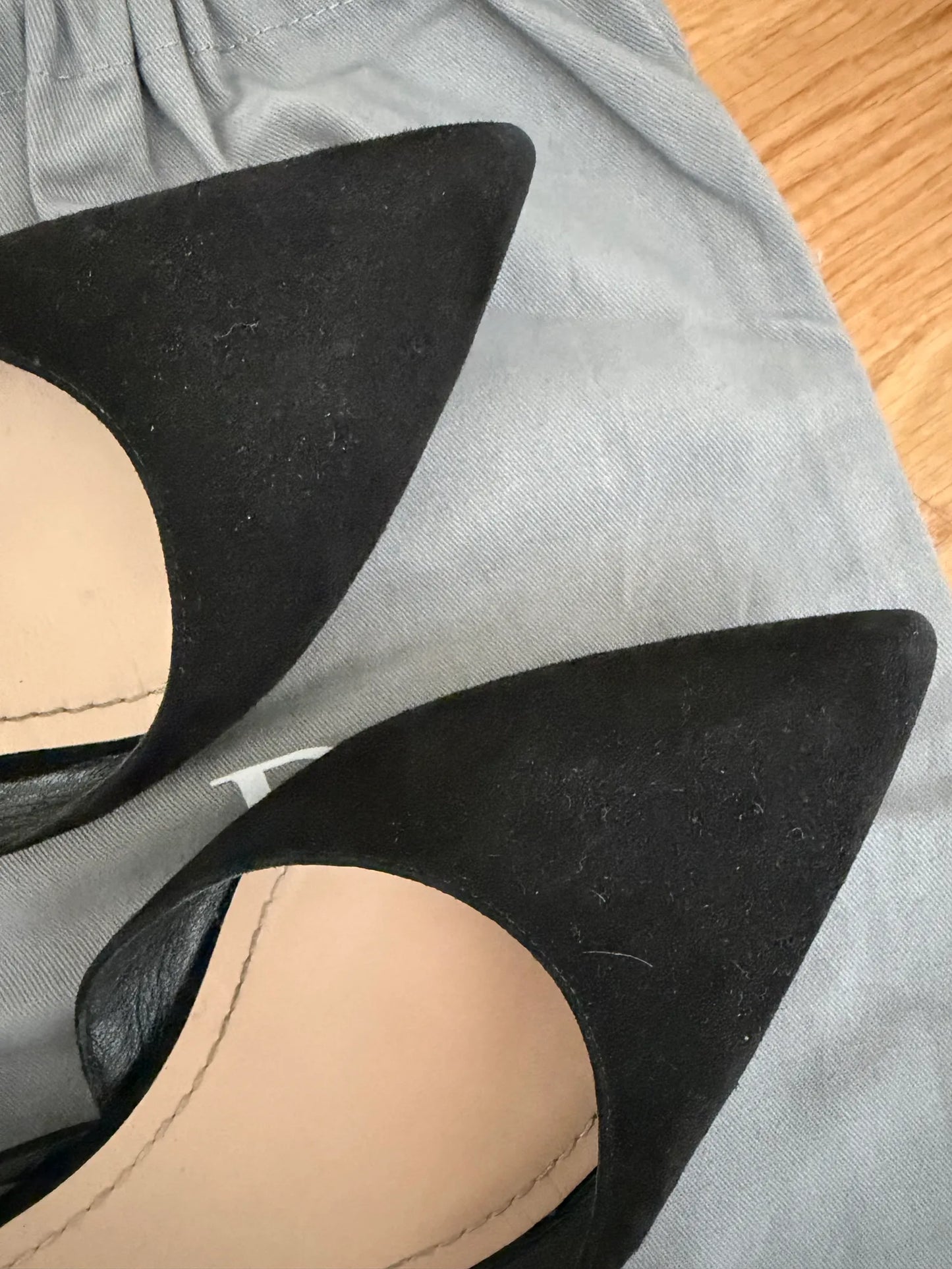 Christian Dior Suede Feather Dior Ethnie Flats-skinnballerinaskor