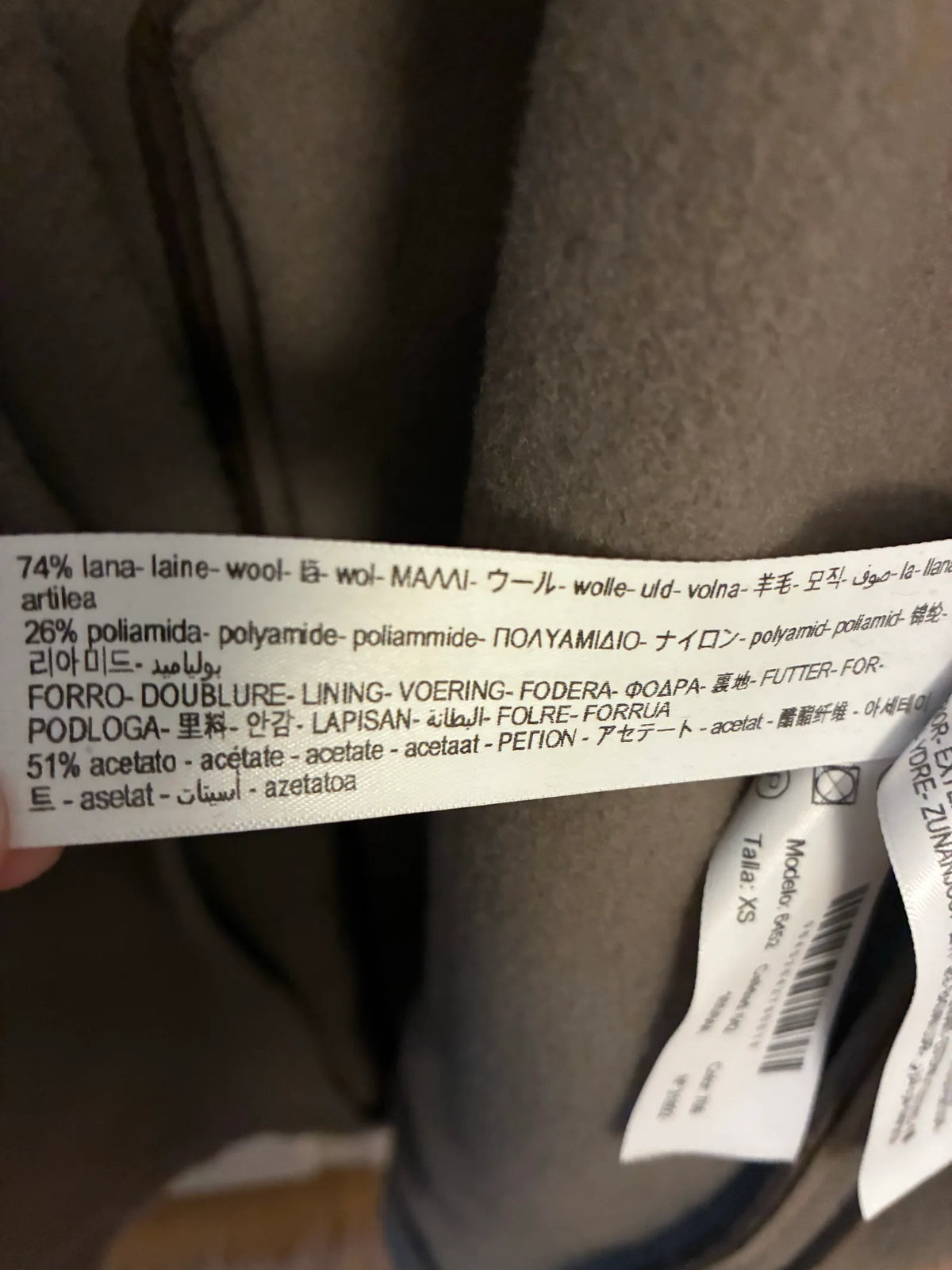Massimo Dutti-ullkappa NWOT