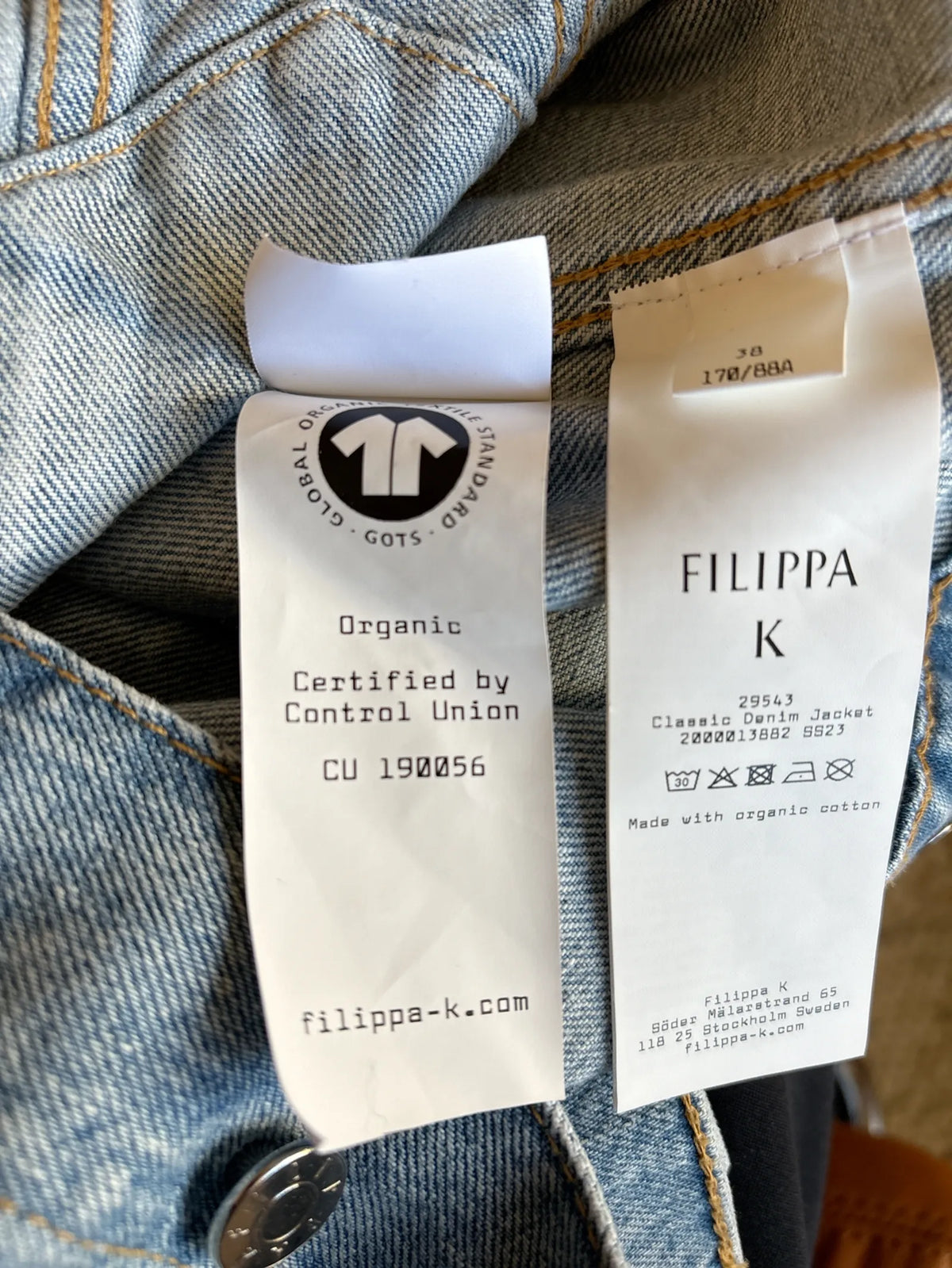 Filippa K Classic Denim-jacka