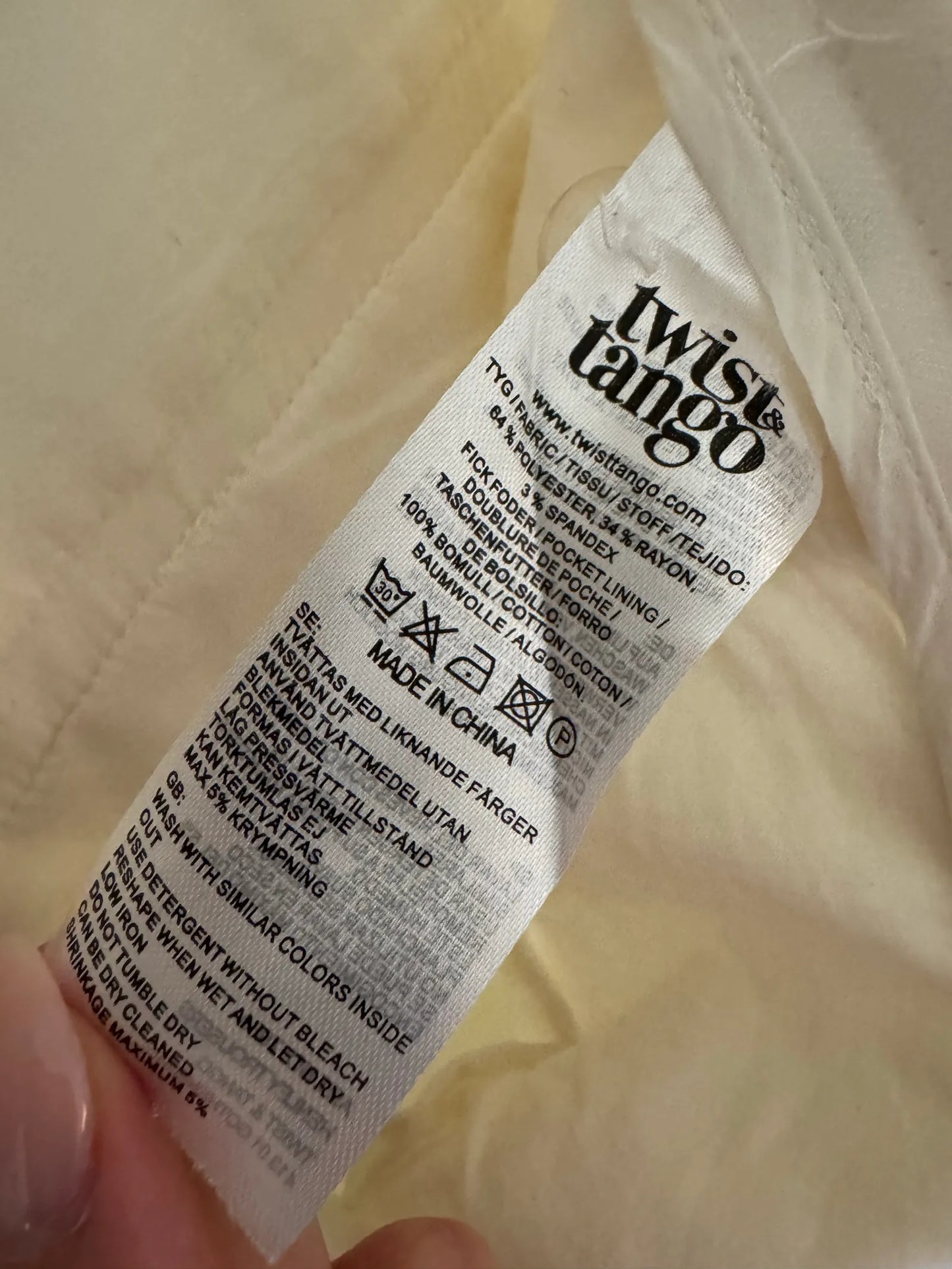 Twist & Tango Henley-kostymbyxor NWOT