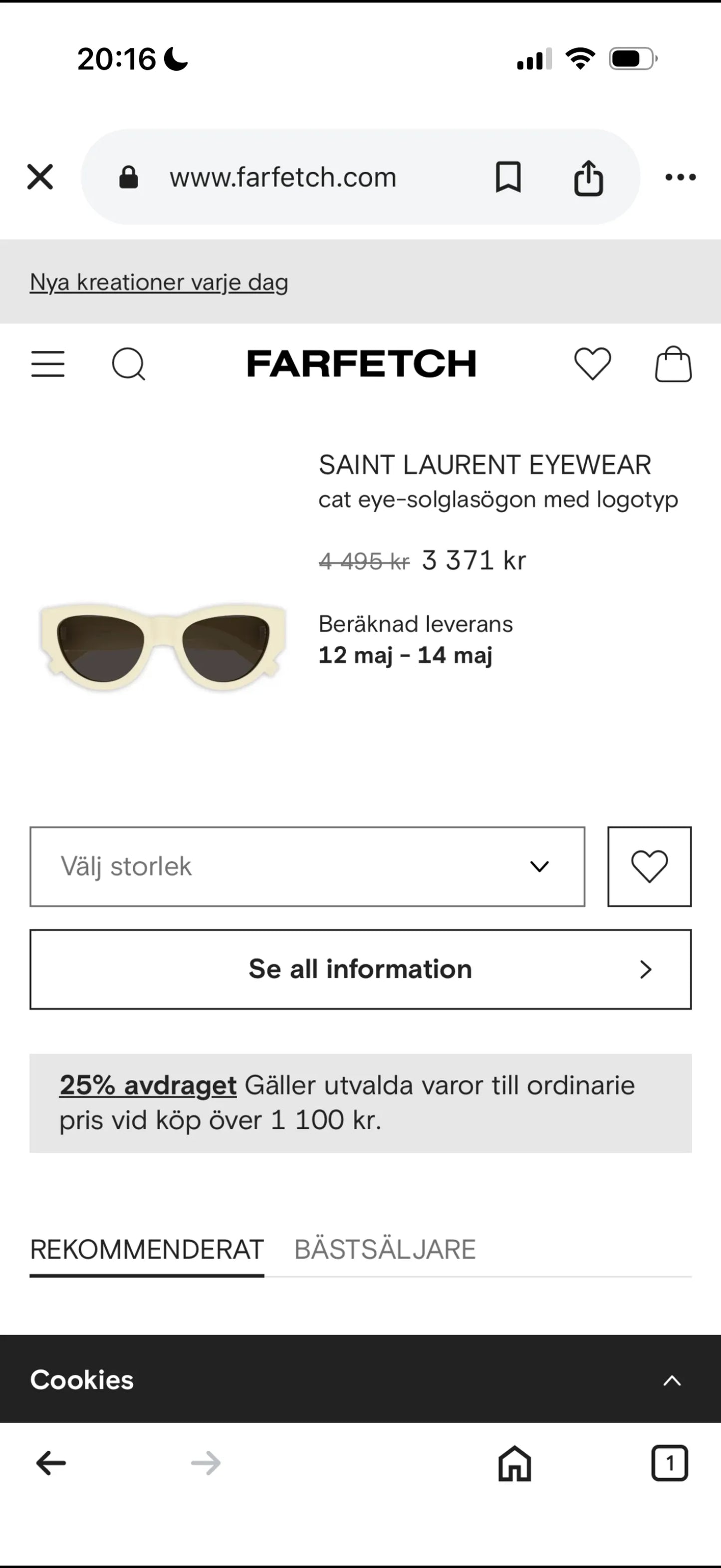 Saint Laurent Sl M94-solglasögon