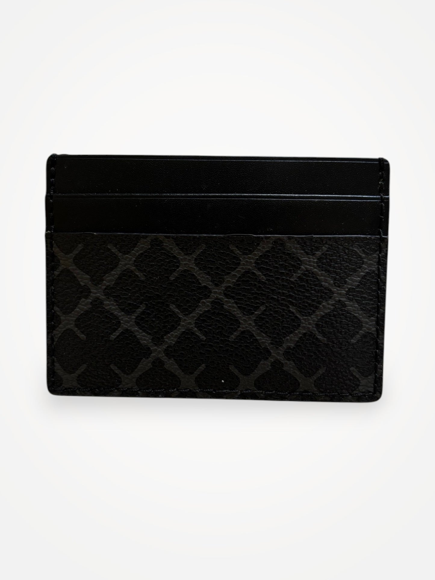 By Malene Birger Elia Printed Cardholder Charcoal Wallet