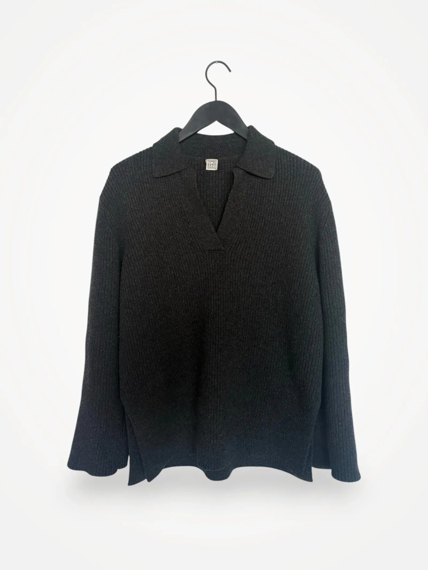 Toteme Knitted Polo-ulltröja