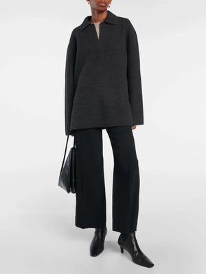 Toteme Knitted Polo-ulltröja