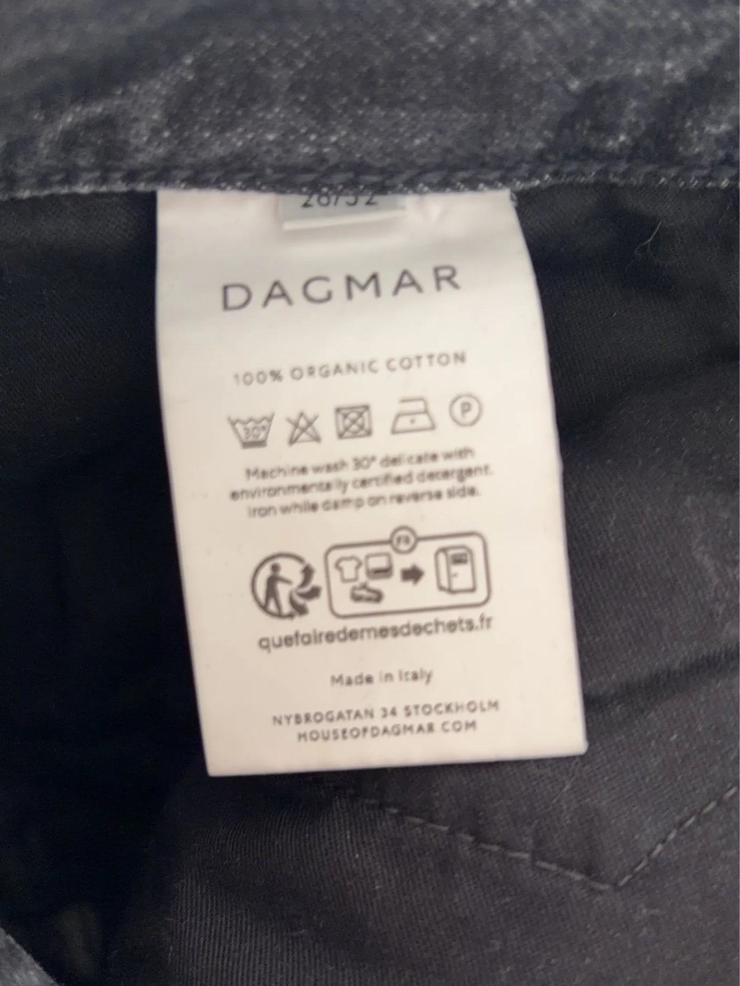 Dagmar Baggy Fit Denim Pinstripe Jeans