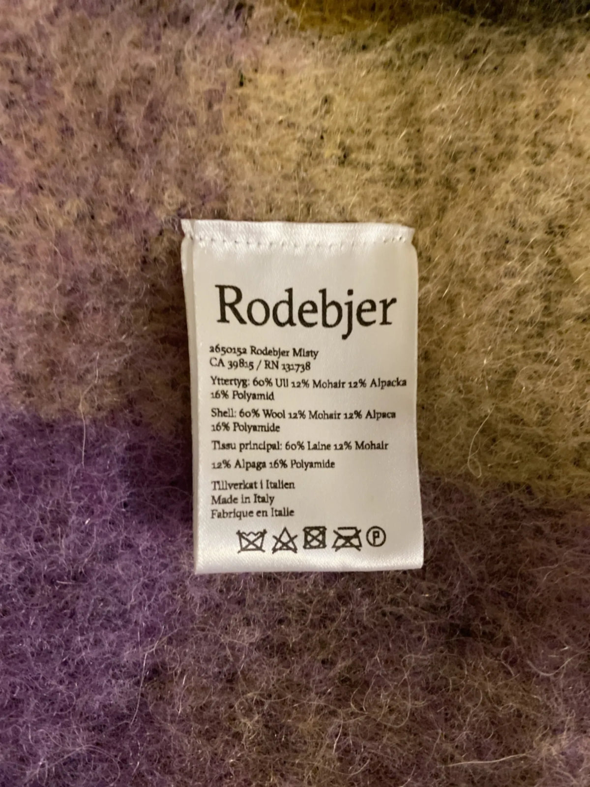 Rodebjer-ullhalsduk NWOT