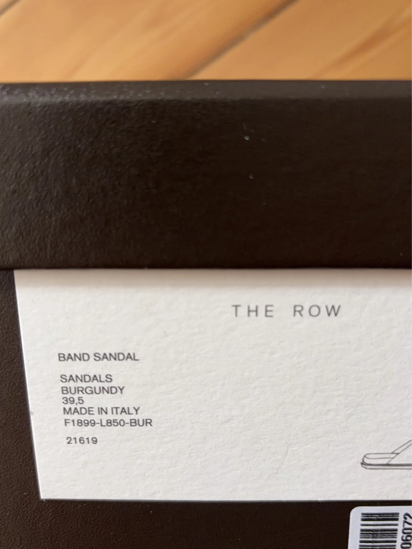 The Row Band-skinnsandaler NWT