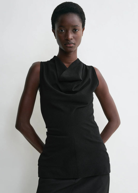 Toteme Cowl-Neck Top Top