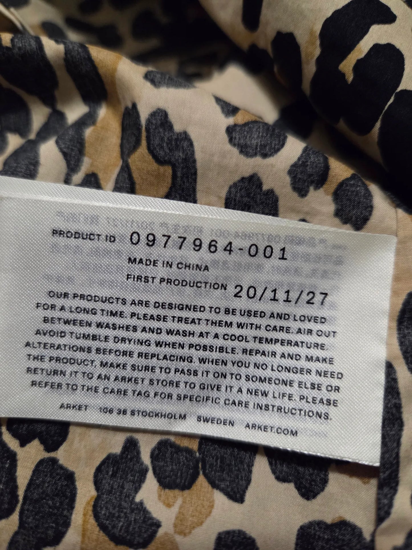Arket Printed Dress