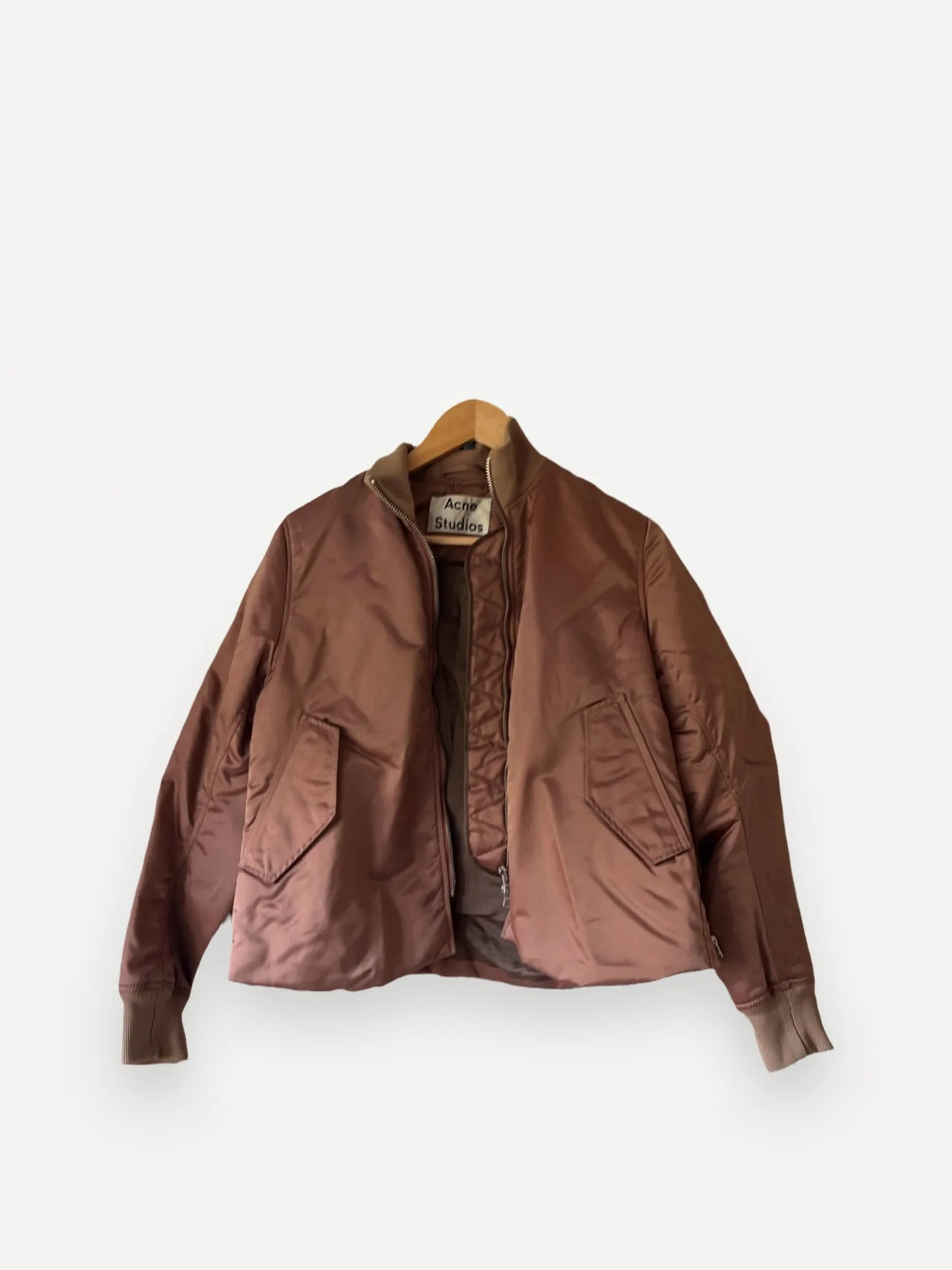 Acne Studios Adela Bomber I Färgen Dusty Rose-jacka