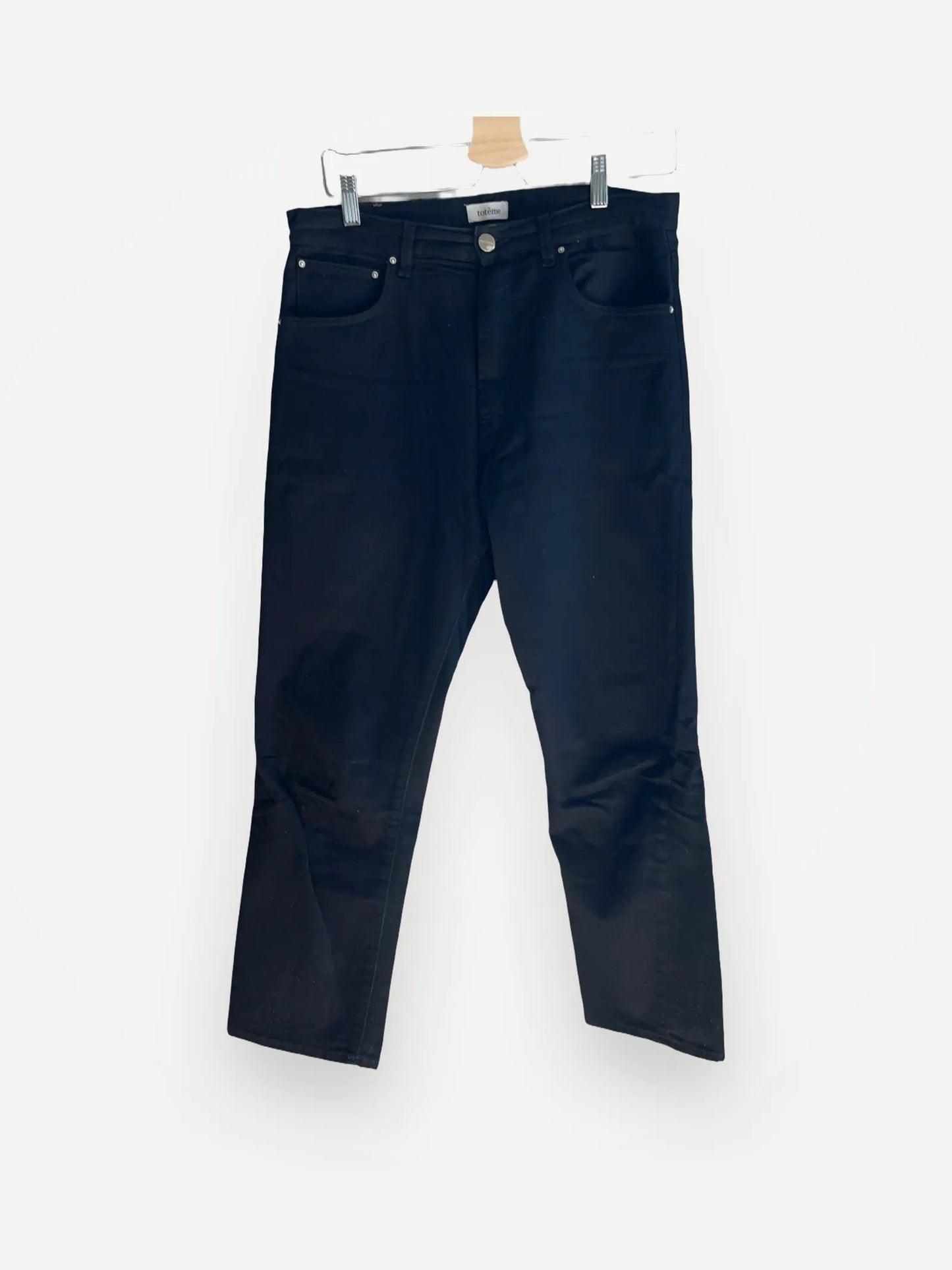 Toteme Twisted Seam Black Jeans