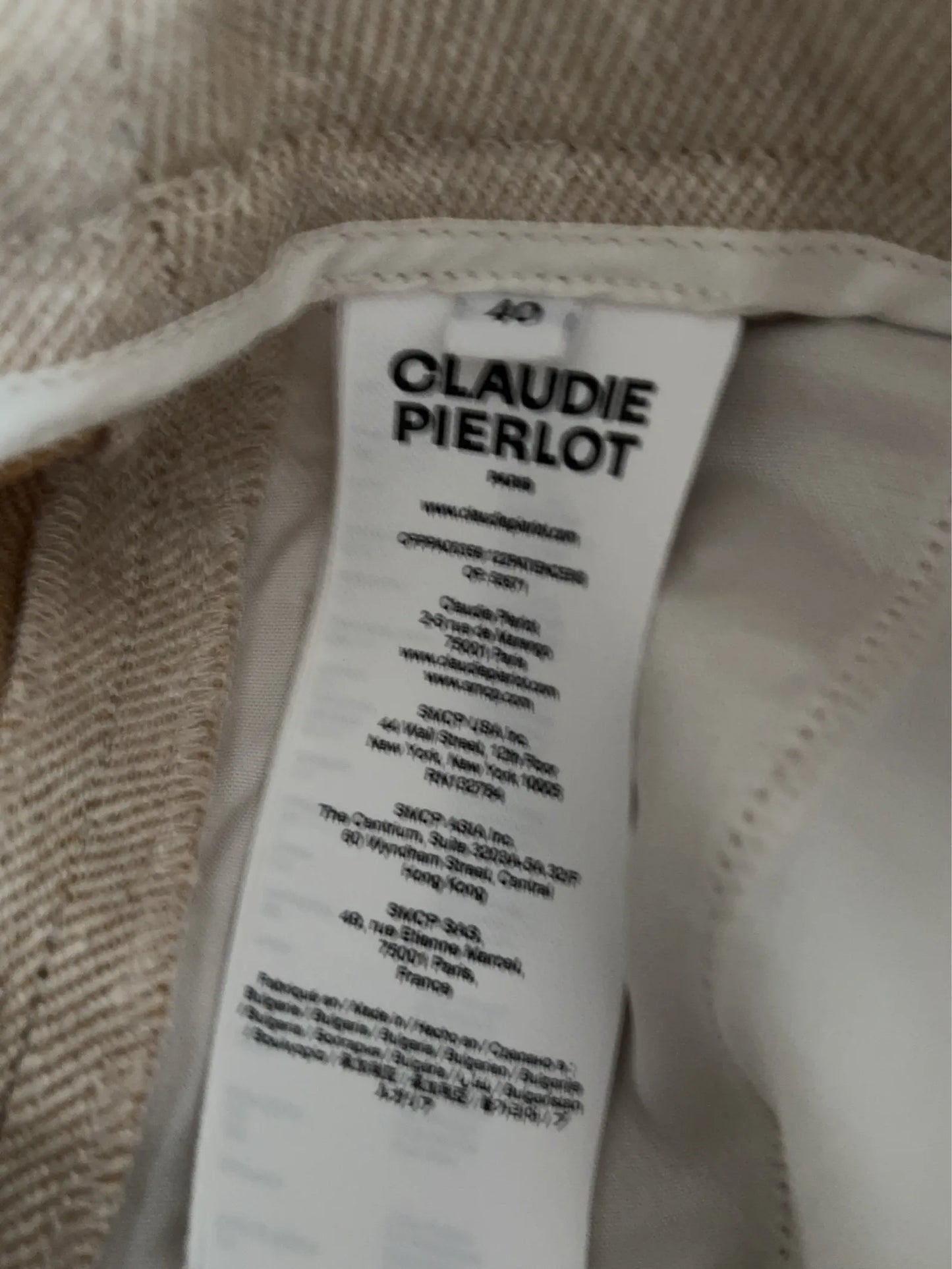 Claudie Pierlot Suit Trousers