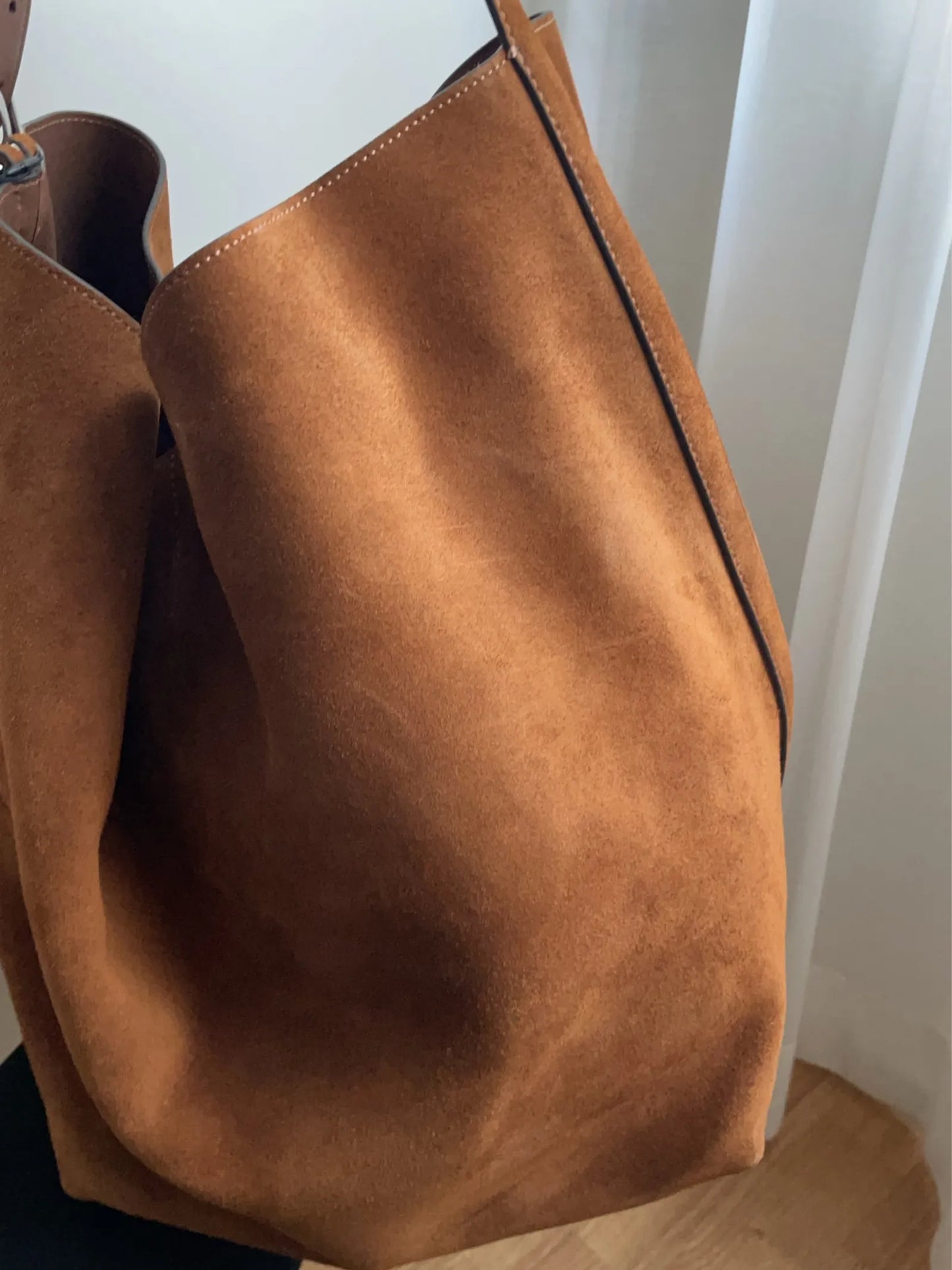 Toteme Suede Tote Handbag