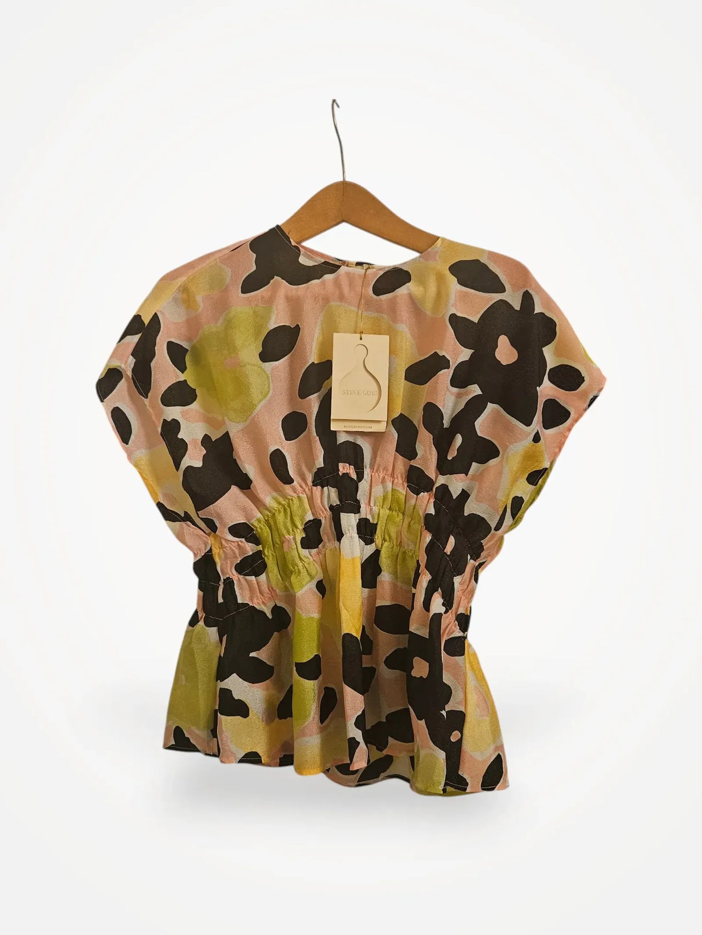 Stine Goya Leila Floral Textured Poly Top