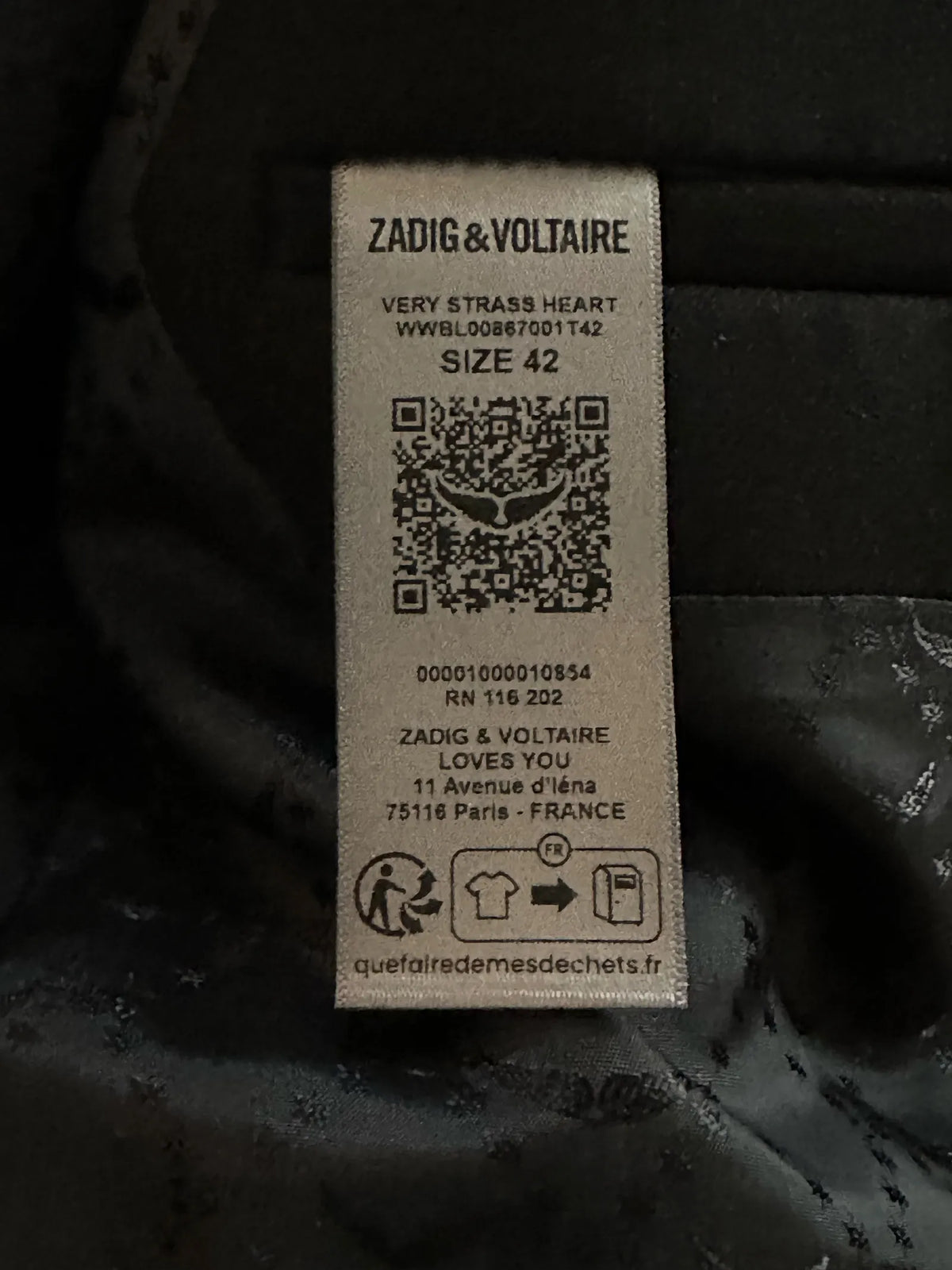 Zadig & Voltaire-kavaj NWT