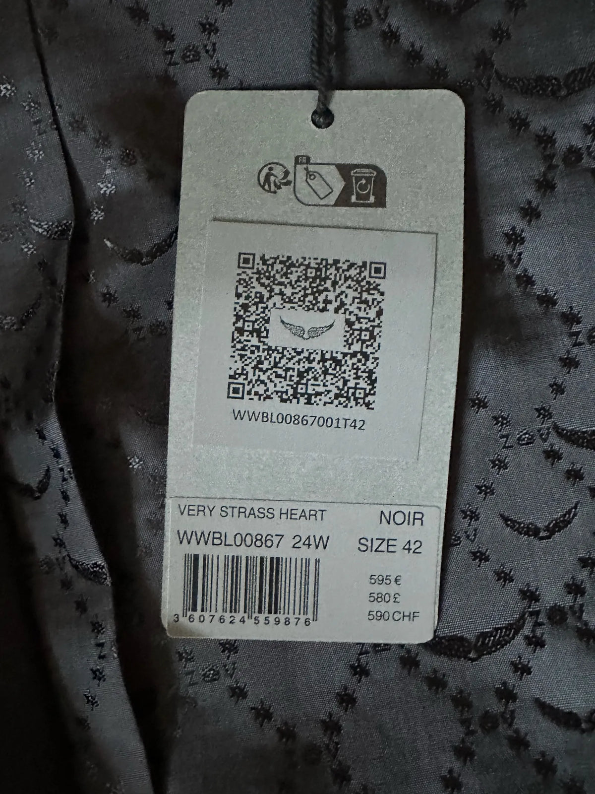 Zadig & Voltaire-kavaj NWT