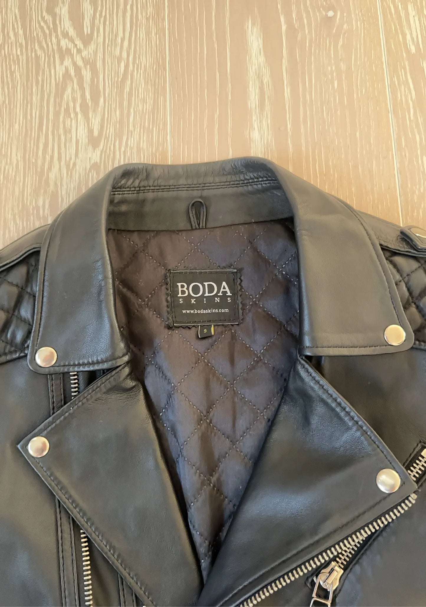 BODA SKINS Bikerjacka-skinnjacka