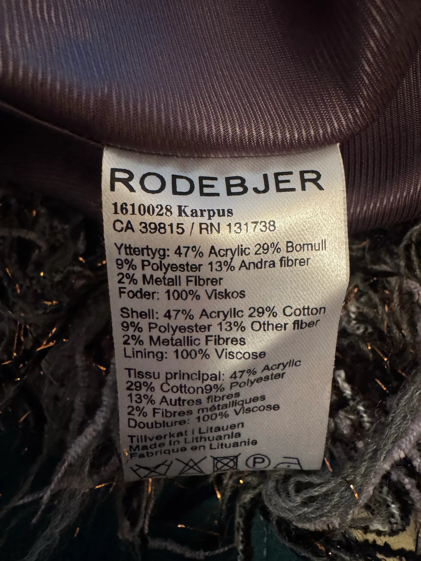 Rodebjer Korpus-poncho