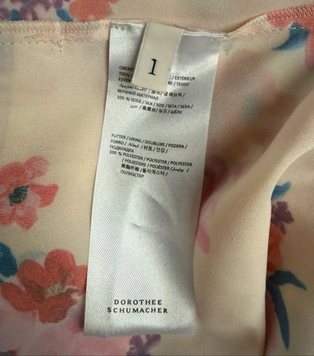 Dorothee Schumacher-sidenklänning