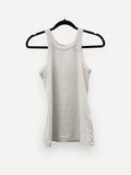 Toteme Espera Rib Tank White-linne