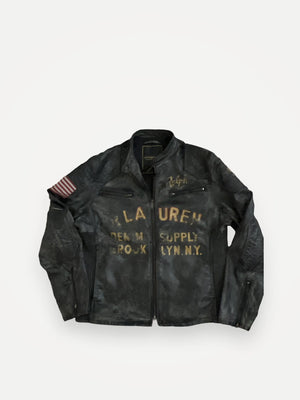 Ralph Lauren-skinnjacka