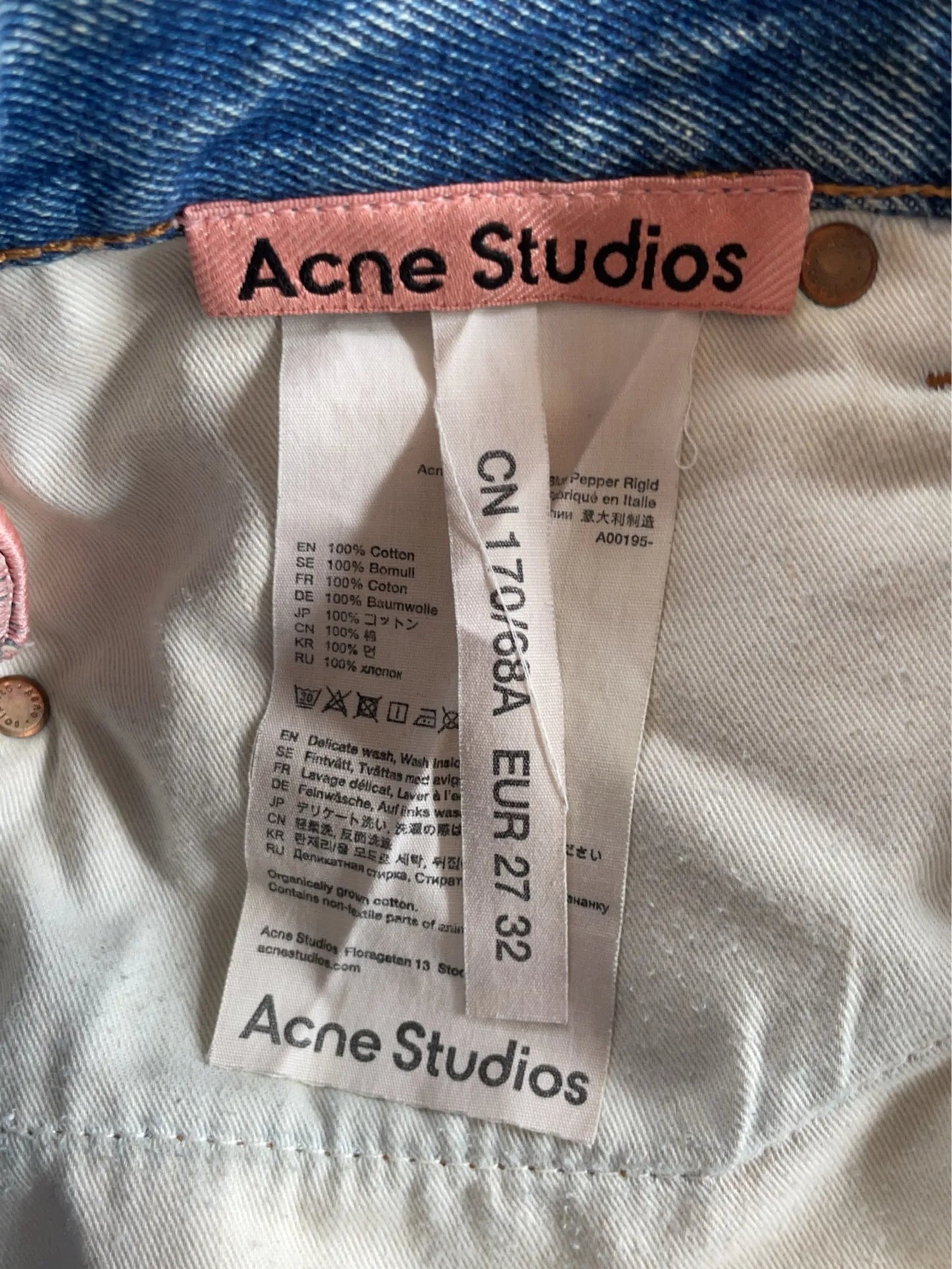 Acne Studios Cn170/68a Jeans