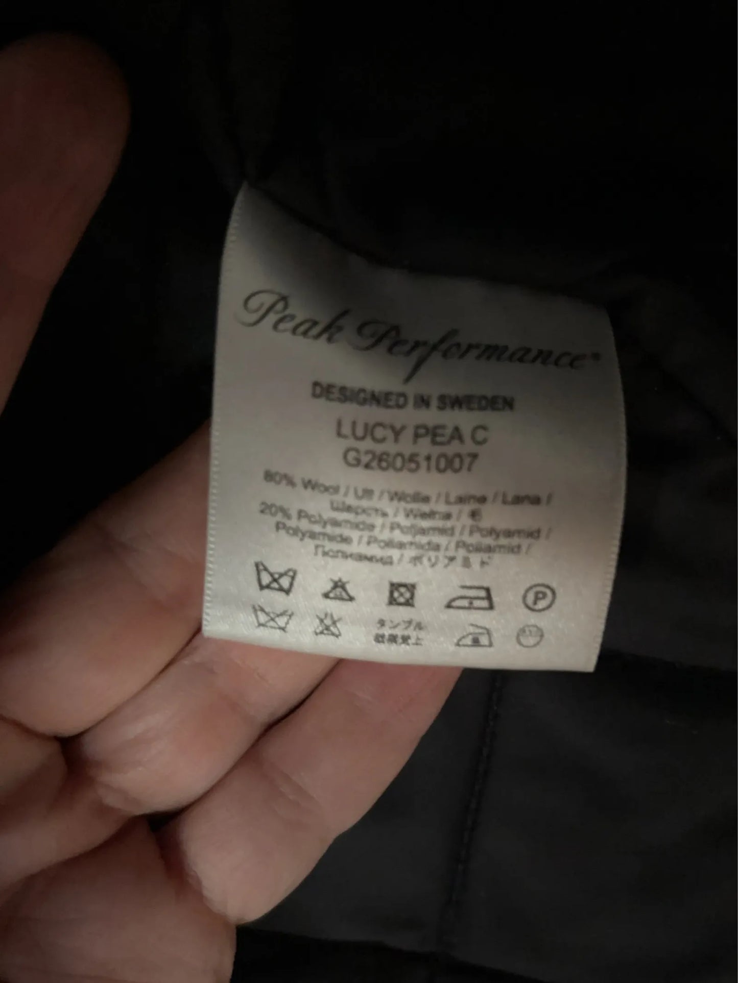 Peak Performance-ulltrenchcoat