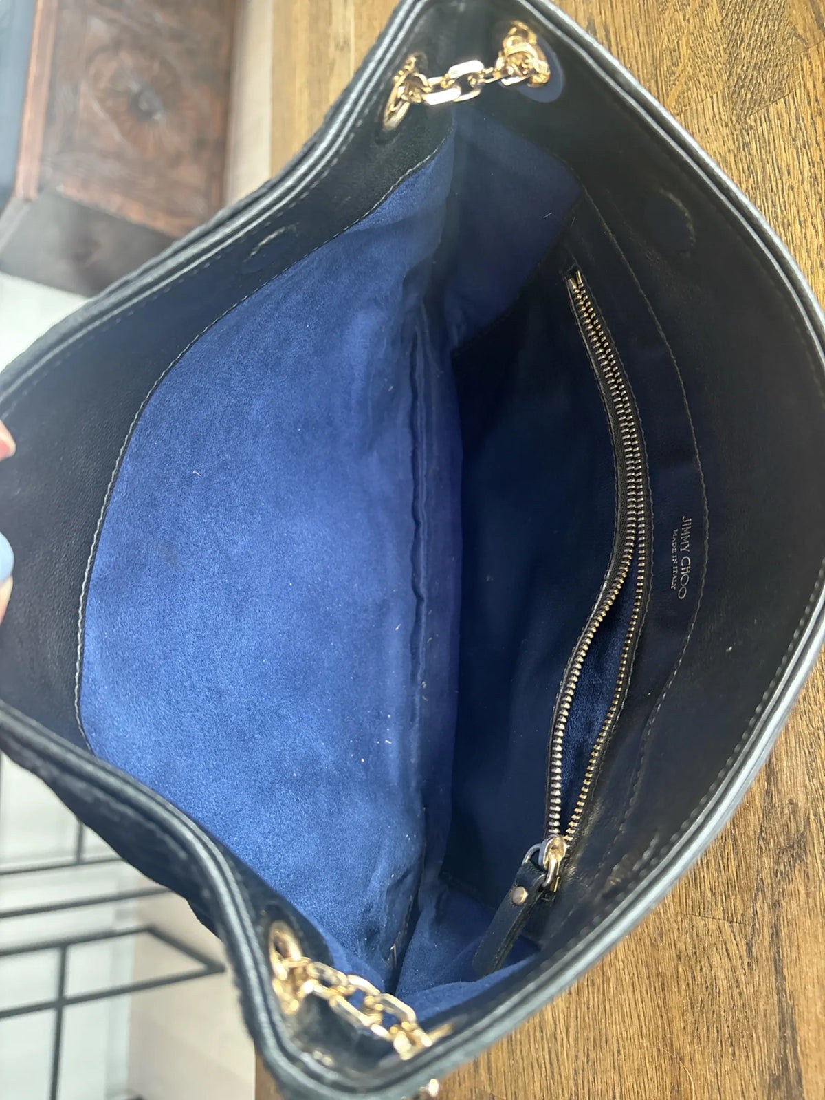 Jimmy Choo Alexia Velvet Shoulder bag