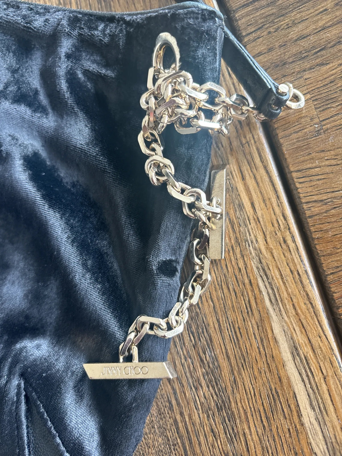 Jimmy Choo Alexia Velvet Shoulder bag