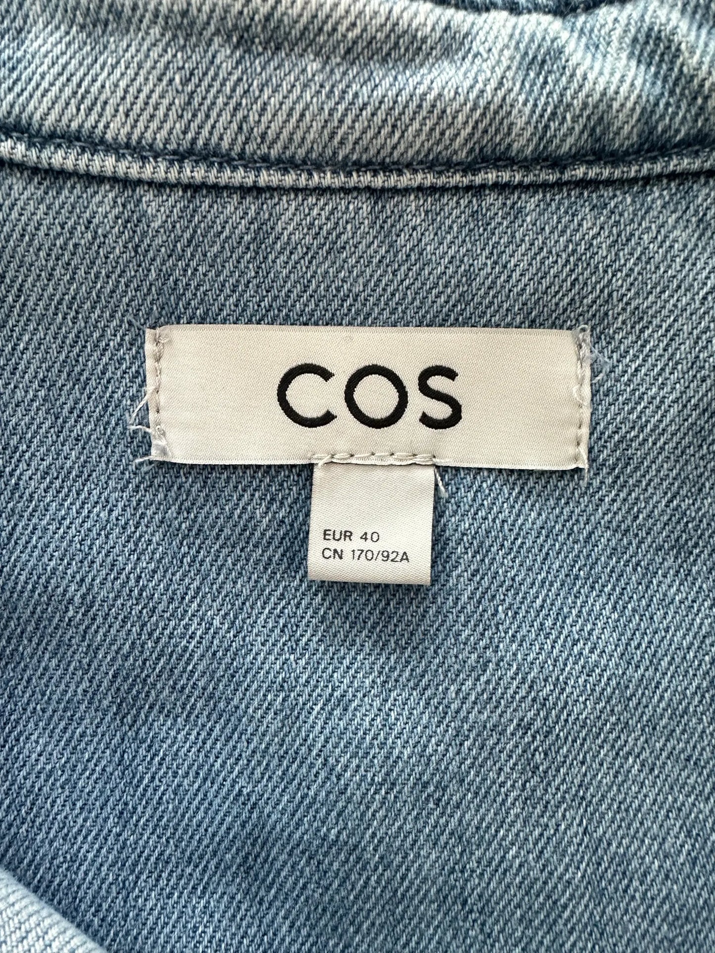Cos Cropped Denim-skjorta