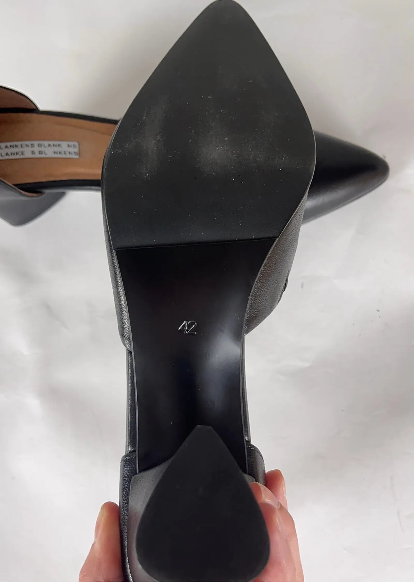 Blankens The Riverside Black Leather Heels
