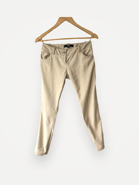 Elisabetta Franchi Pantalone Celena Panjang-byxor
