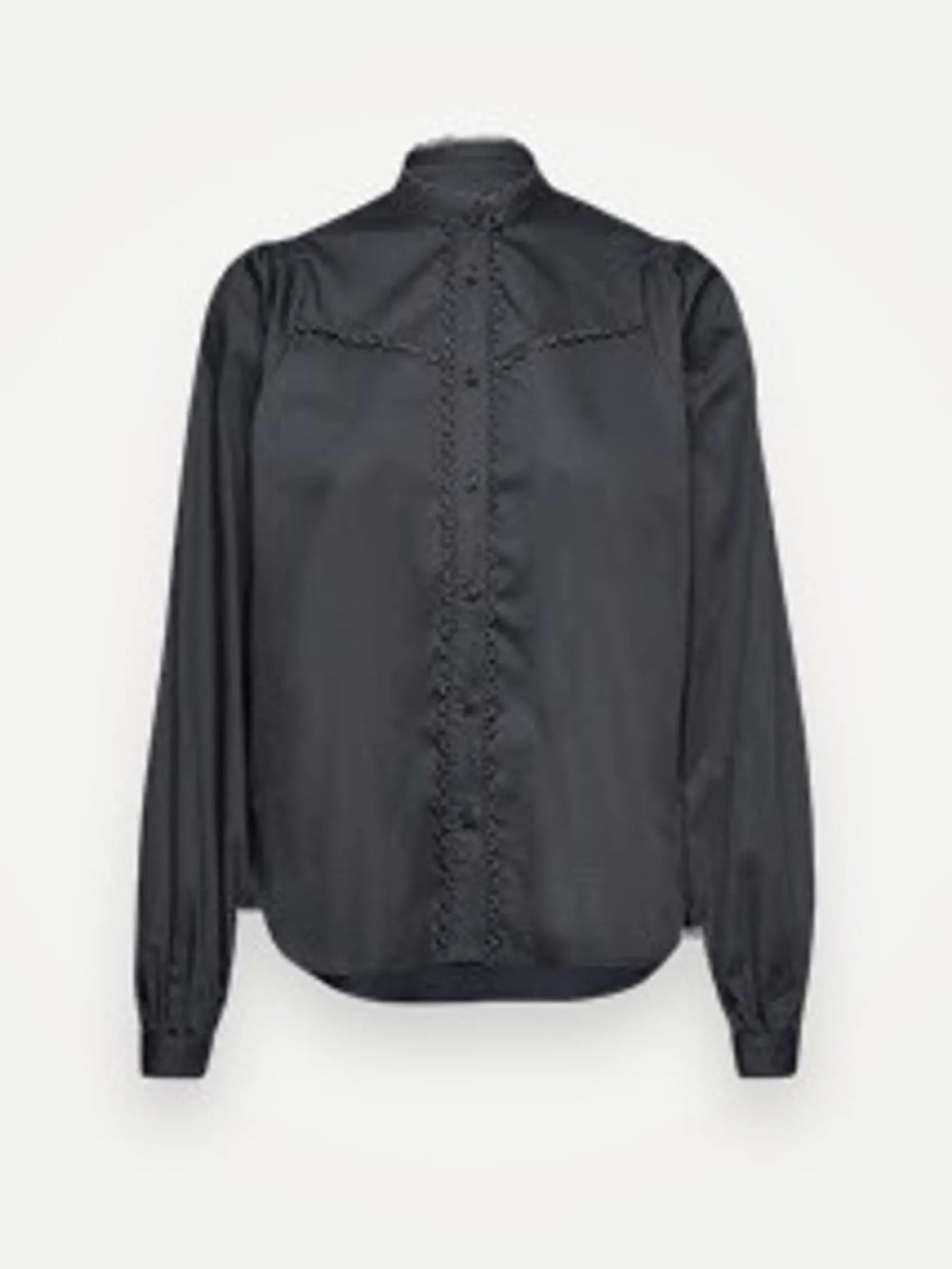 Levete Room Lr-isla Solid Färg: L200-dark Navy Blouse