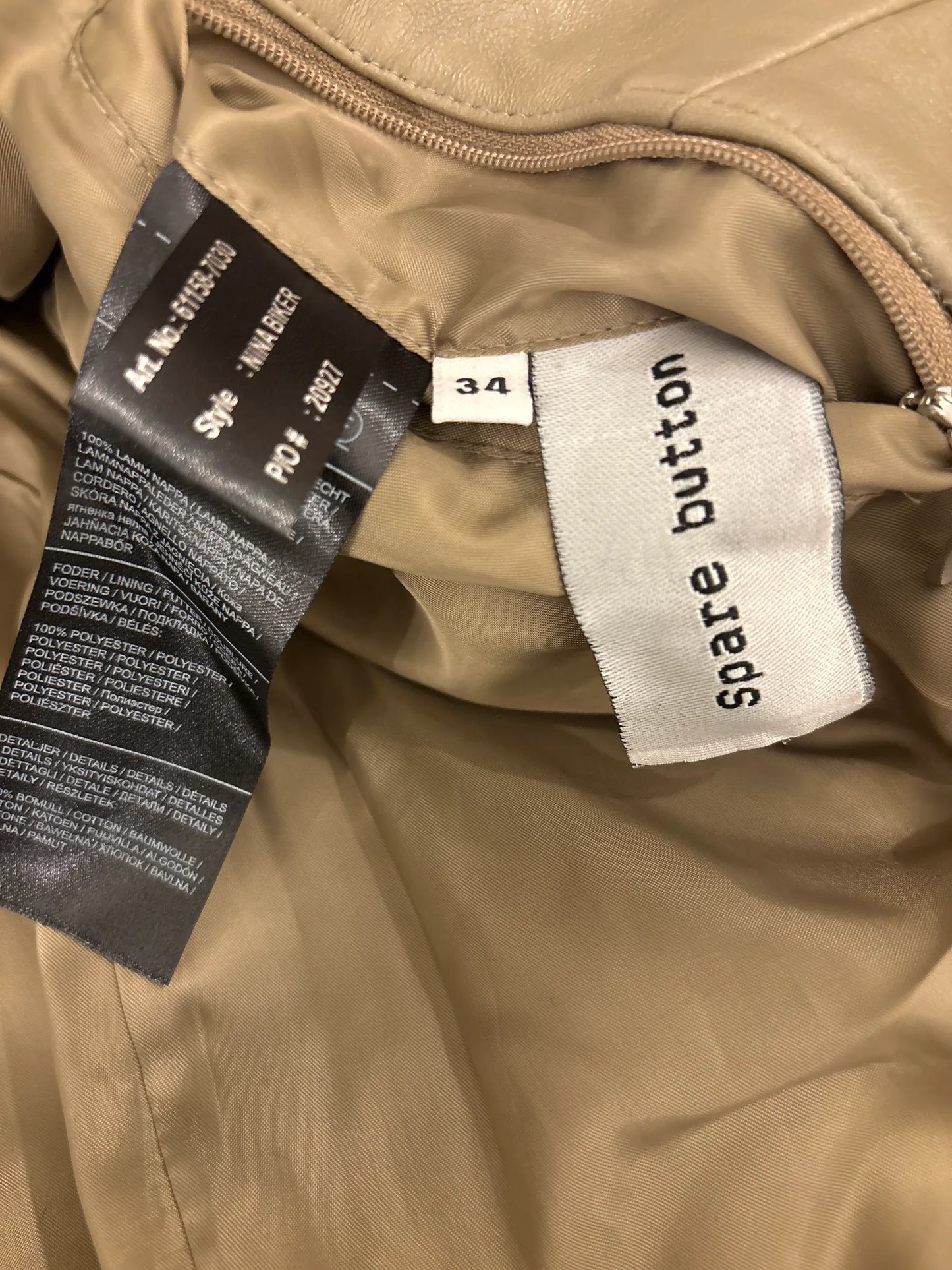 Stand Studio Isobells Biker Leather jacket