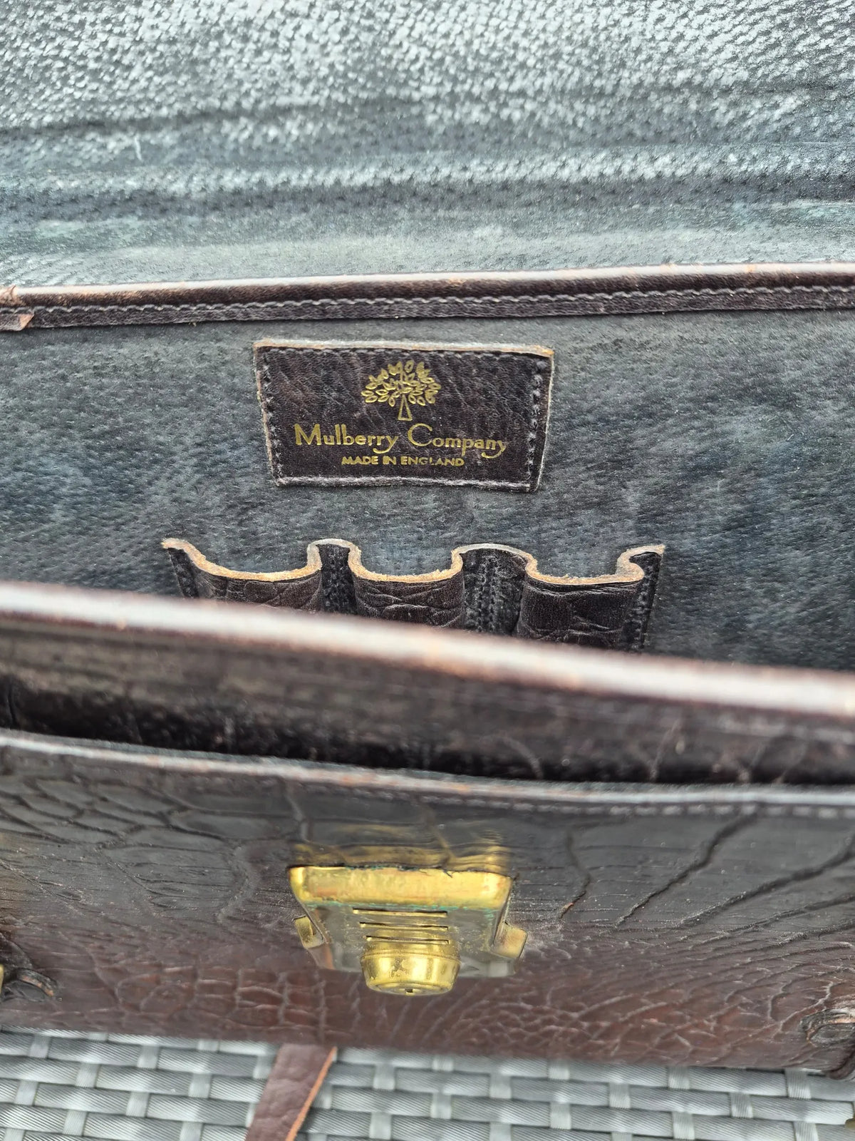 Mulberry Portfölj-skinnväska