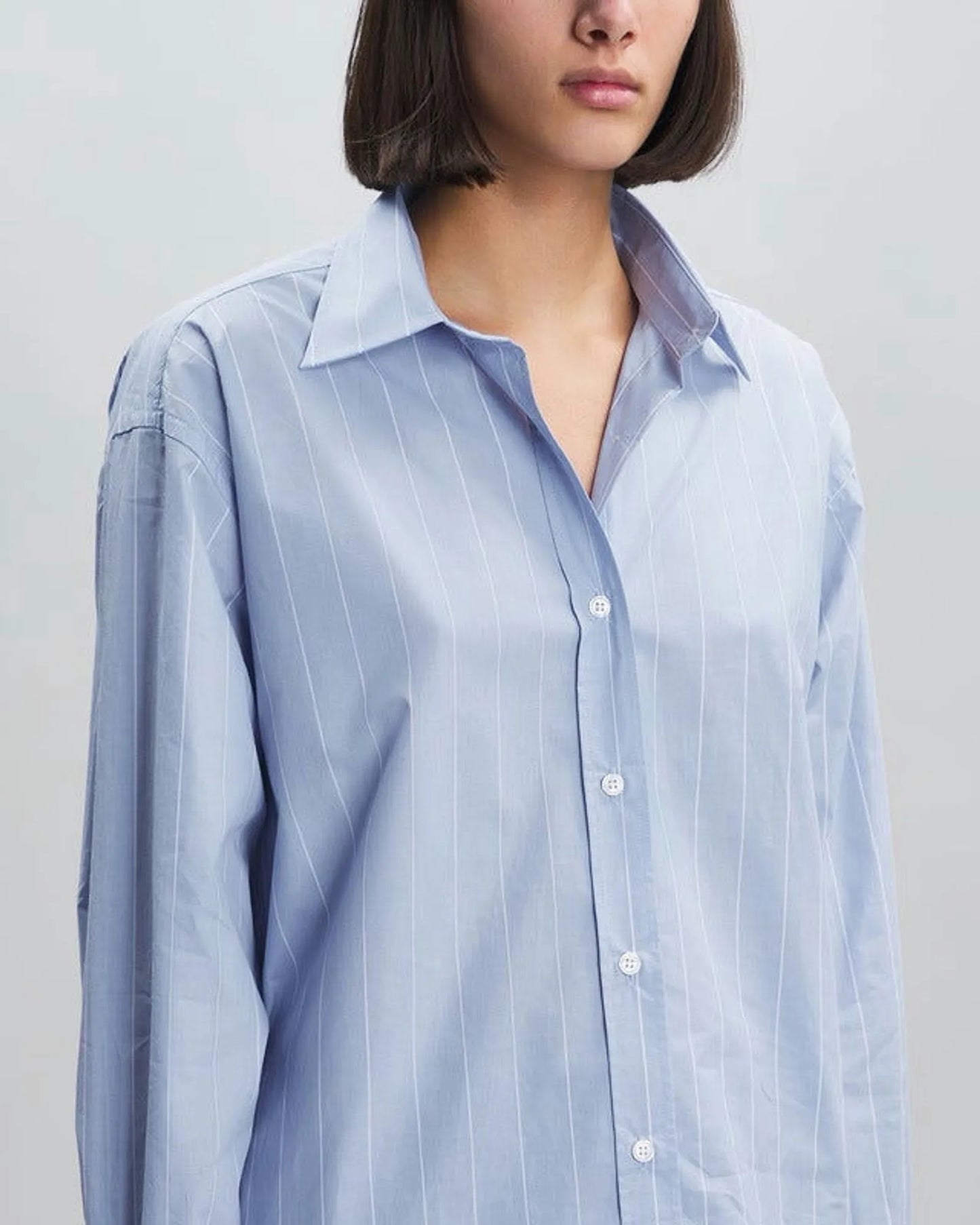 Filippa K Stripe Poplin-skjorta