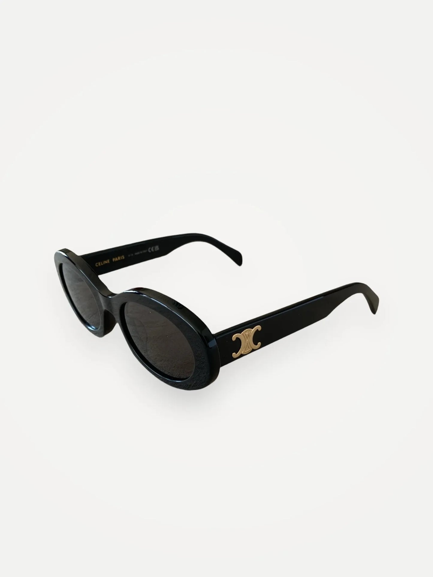 Céline Triomphe 01 Black Acetate Sunglasses