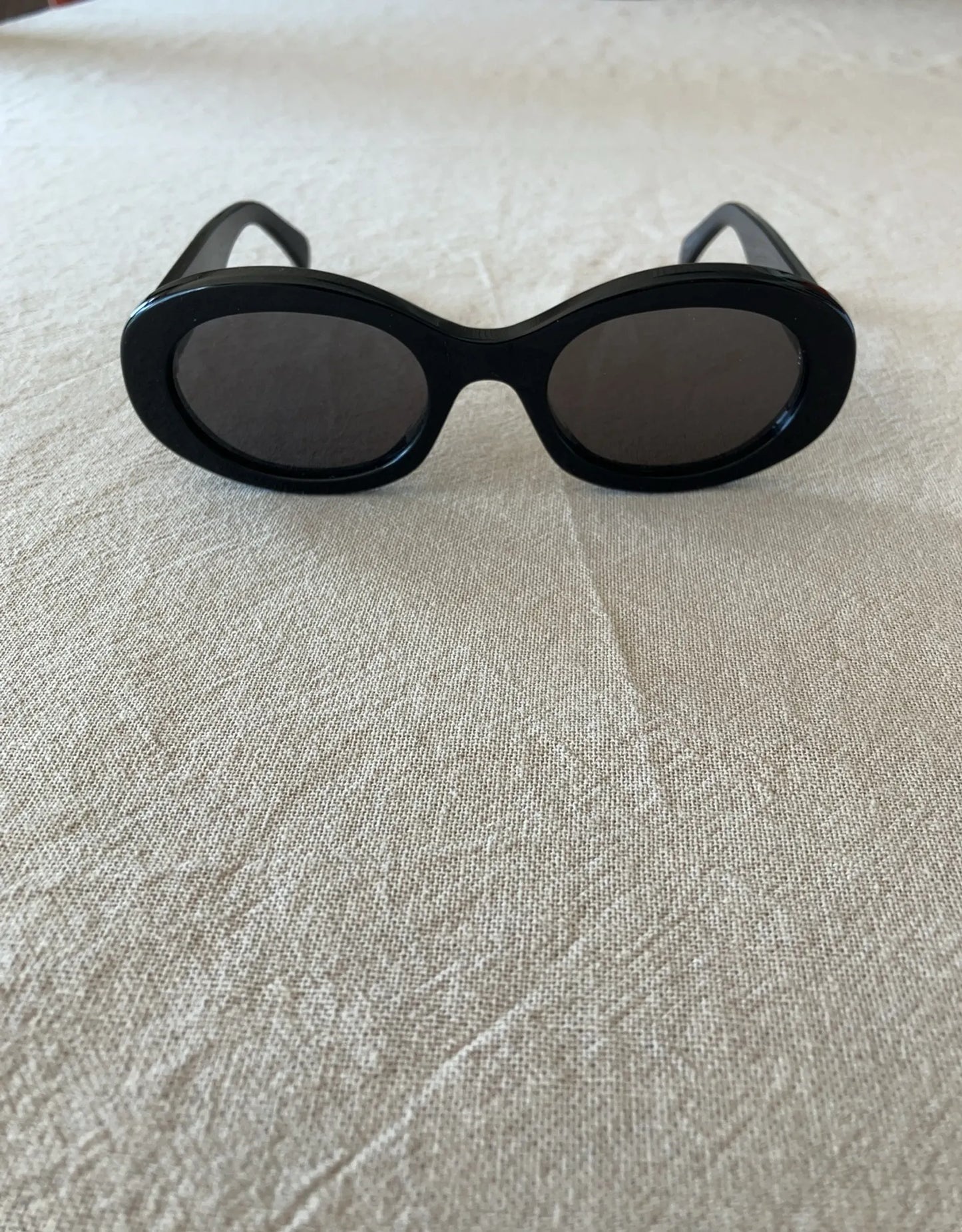 Céline Triomphe 01 Black Acetate Sunglasses